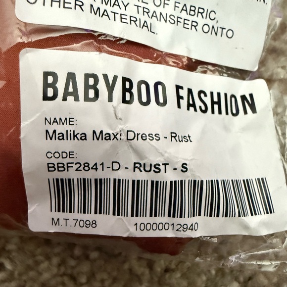 Chic Satin Maxi Dress in Rich Brown - Picture 3 of 3